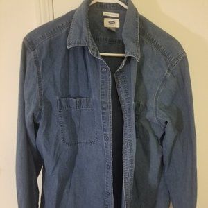 Old Navy Denim Button-up